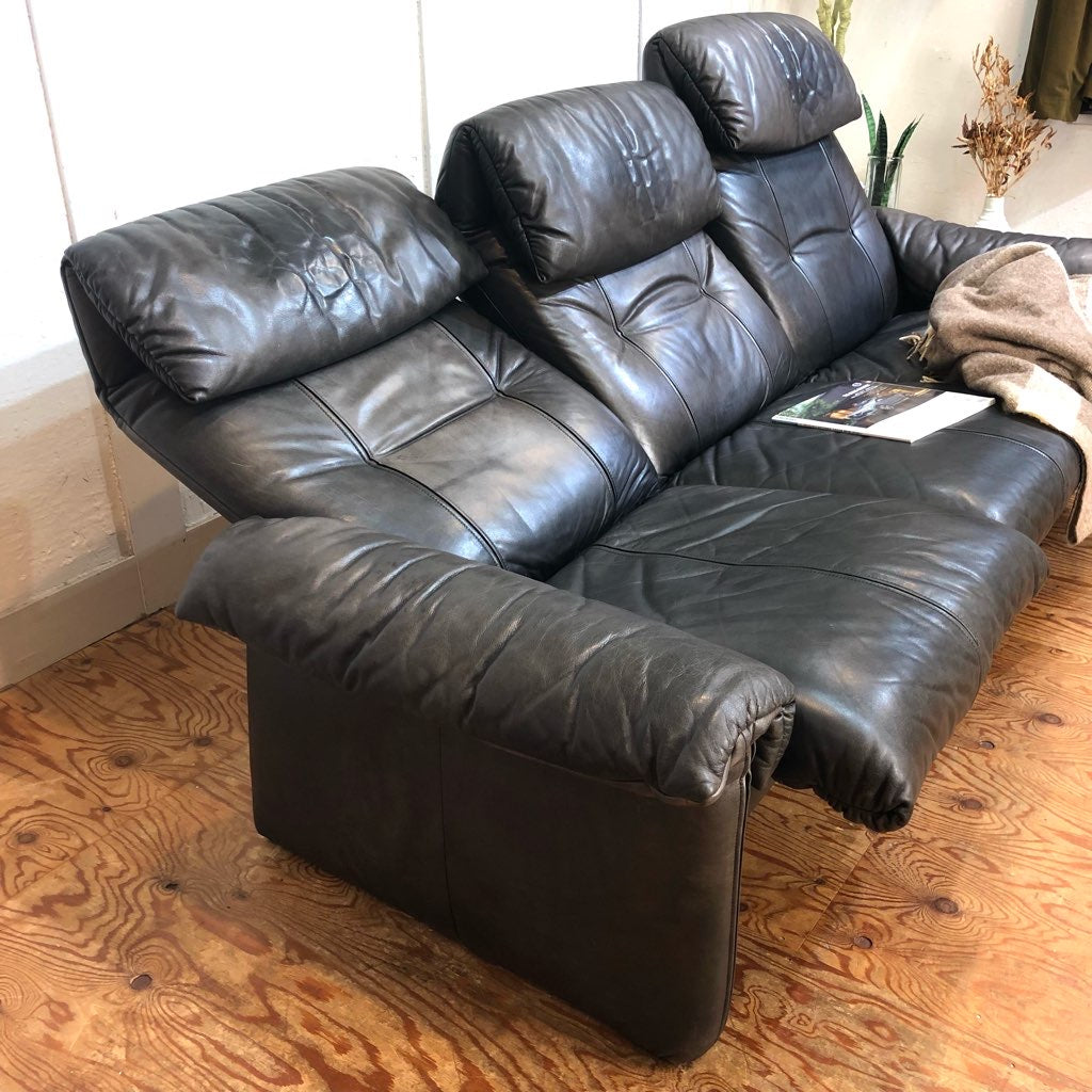 エルポ / erpo ルガノ / LUGANO リクライニングソファ3人掛け 中古 本