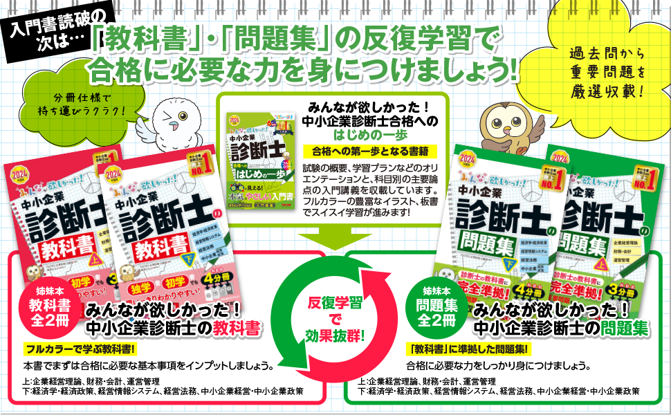 みんなが欲しかった! 中小企業診断士 合格へのはじめの一歩 2024年度版
